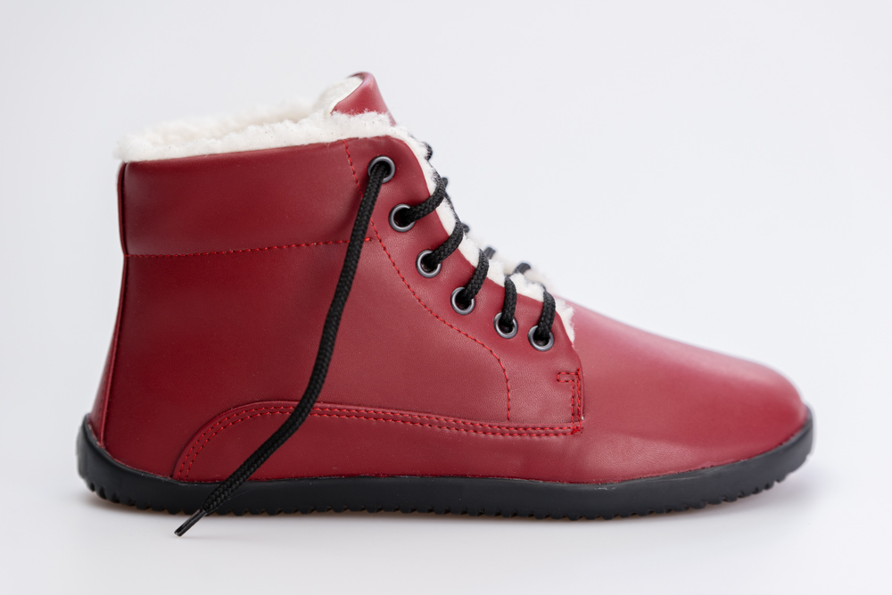 Ahinsa Winter Ankle Burgundy