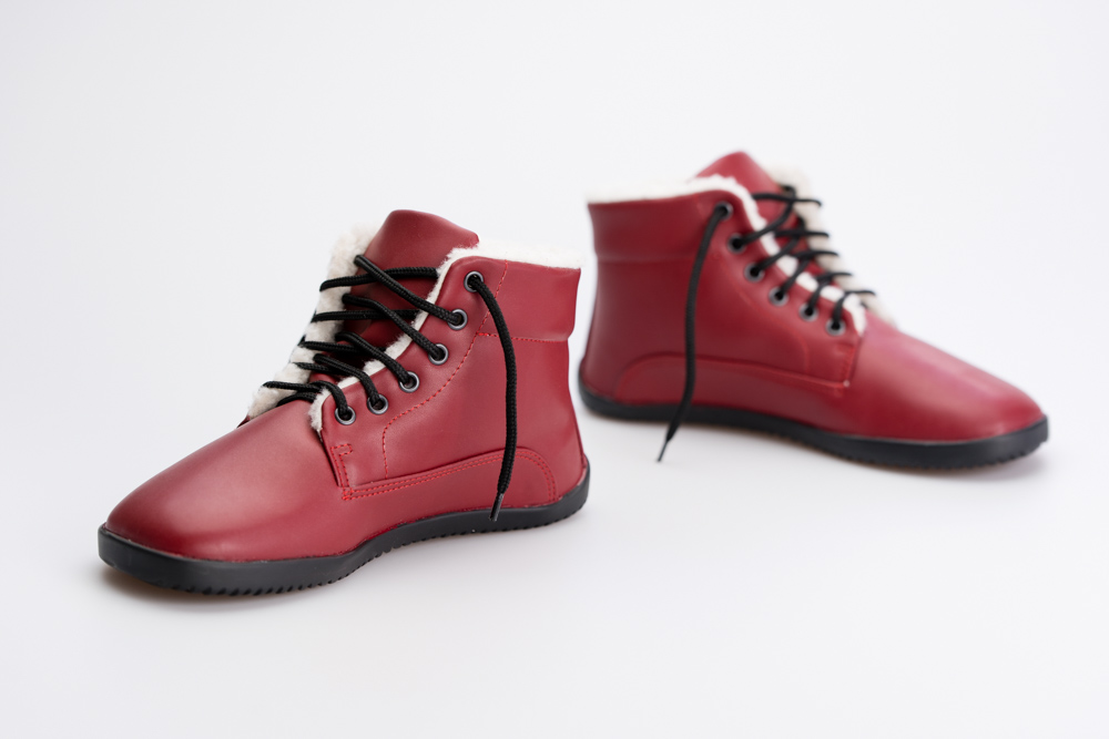 Ahinsa Winter Ankle Burgundy
