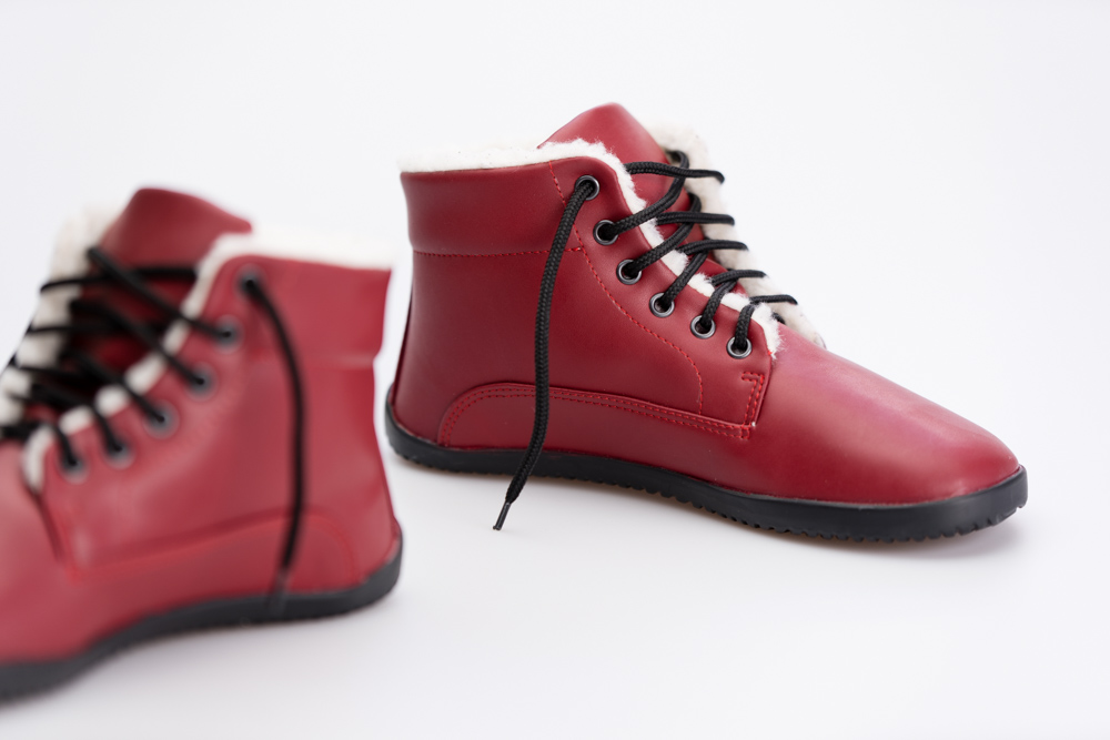 Ahinsa Winter Ankle Burgundy