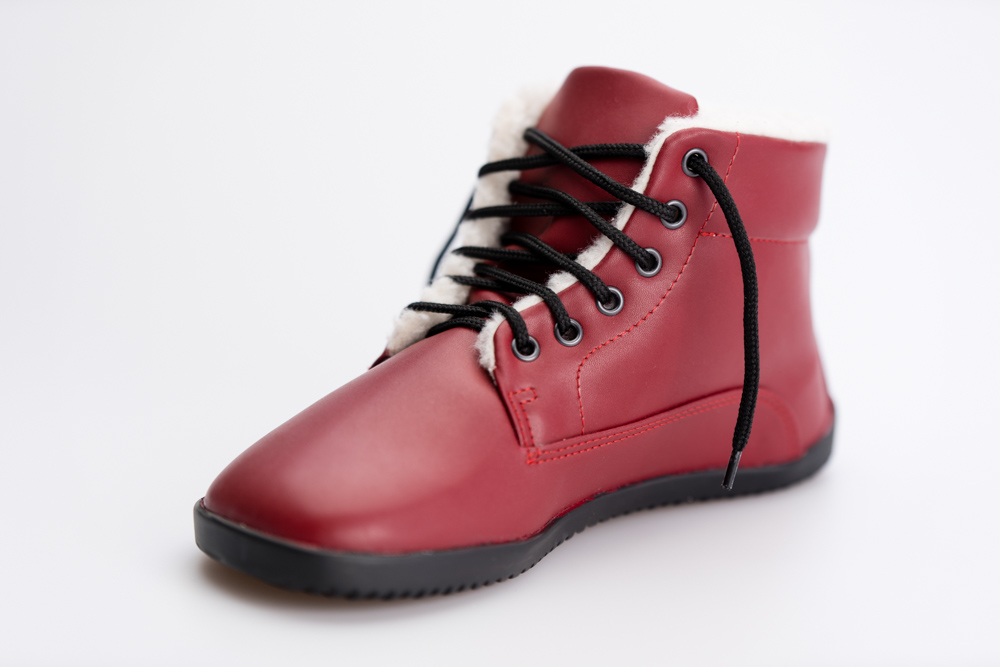 Ahinsa Winter Ankle Burgundy