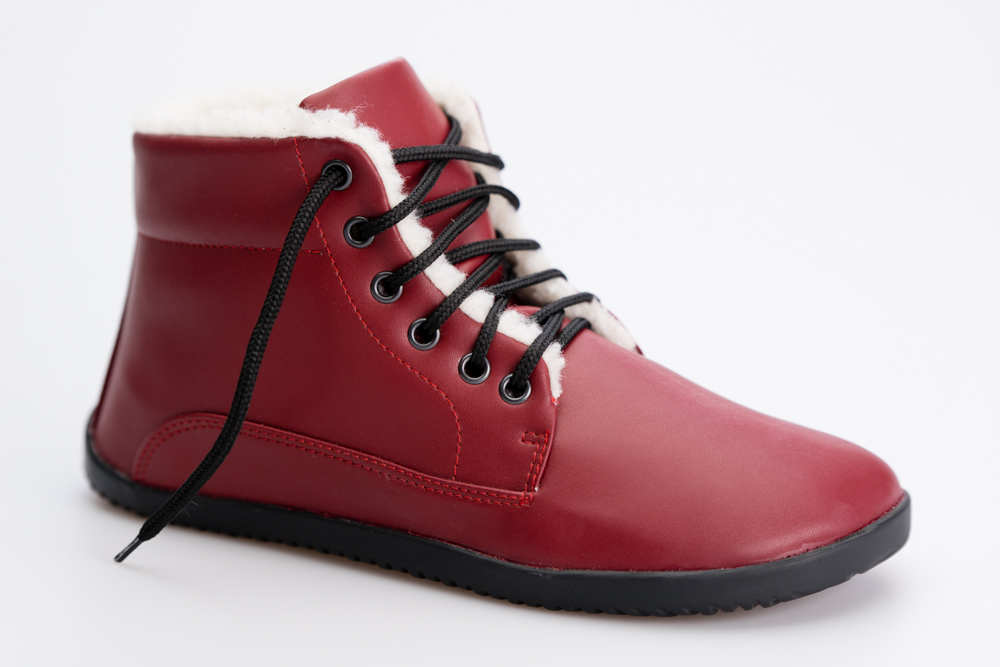Ahinsa Winter Ankle Burgundy